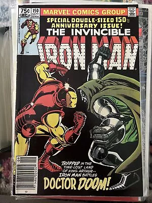 Buy Iron Man #150 (1980) Classic Dr. Doom Cover, Newsstand • 28.73£