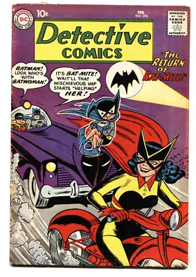 Buy DETECTIVE COMICS #276 BATMAN BATWOMAN MOTORCYCLE-1960 Comic Book Vg+ • 232.98£