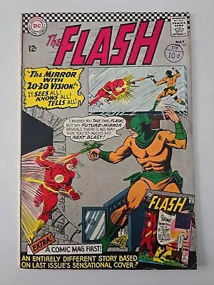 Buy The Flash #161 Mirror Master Appearance 1966 DC Comics Silver Age • 12£