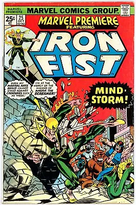 Buy Marvel Premiere (1972) #25 VG+ 4.5 Iron Fist • 7.73£