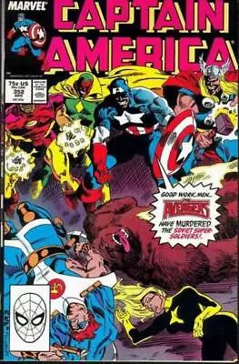 Buy Captain America (1968) # 352 (8.0-VF) 1st App. Supreme Soviets 1989 • 10.80£