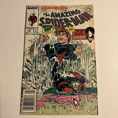 Buy Amazing Spider-Man # 315 NEWSSTAND ! 2nd App Venom / 1st Cover ! Marvel 1989 VG • 12.42£