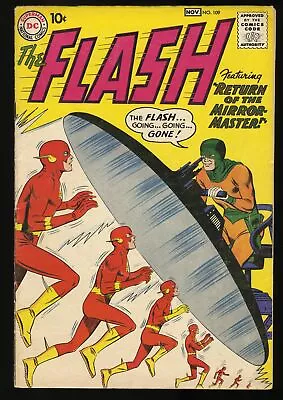 Buy Flash #109 FN- 5.5 2nd Appearance Mirror Master! DC Comics 1959 • 197.26£