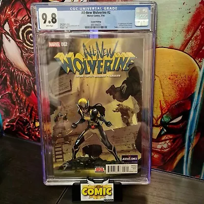 Buy All New Wolverine #2 CGC 9.8 WHITE PAGES 2016 🔑 1st App Gabby 🔑 🔥🔥🔥 • 149.95£
