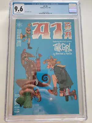 Buy A1 #6 Cgc 9.6 Graded 1992 Atomeka Comics Jamie Hewlet Tank Girl Cover! • 116.48£