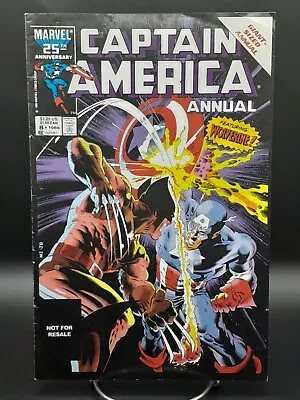 Buy Captain America Annual #8 Feat. Wolverine - Marvel 25th Anniversary April 2010 • 10.86£