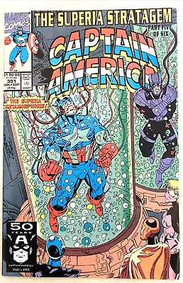 Buy Captain America. # 391. 1st Series. Sept.  1991.  Ron Lim-cover. Vfn+ 8.5 • 3.29£