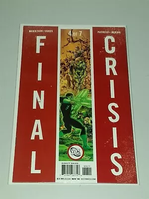 Buy Final Crisis #4 Nm (9.4 Or Better) Dc Comics November 2008 • 3.99£