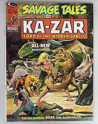 Buy SAVAGE TALES # 6 Featuring Ka-Zar Brak Marvel Magazine Comics Neal Adams Cover • 9.71£