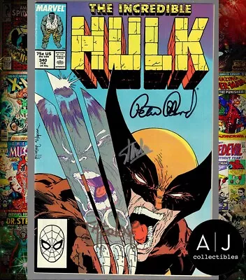 Buy Incredible Hulk #340 VF- 7.5  Signed By Stan Lee, Todd McFarlane & Peter David • 776.57£