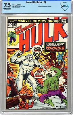 Buy Incredible Hulk #162 CBCS 7.5 1973 21-2F6BB83-016 • 147.56£