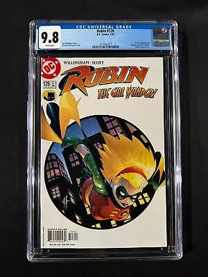 Buy Robin #126 CGC 9.8 (2004) - 1st Full App Stephanie Brown As Robin - Batman App • 116.48£