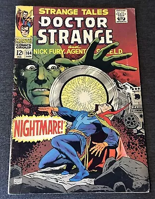 Buy Strange Tales # 164 Marvel Comics 1968 First Appearance Of Yandroth Steranko Art • 11.61£