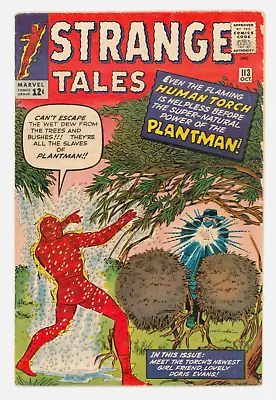 Buy Strange Tales #113 FN+ 6.5 First Plantman - Original Owner • 84£