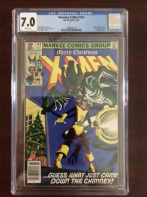 Buy CGC 7.0 Uncanny X-Men 143 Kitty Pryde Last John Byrne White Pages • 38.83£