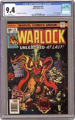 Buy Warlock #15 CGC 9.4 1976 2652227002 • 182.50£