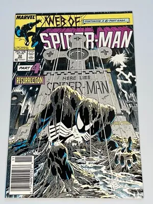 Buy Web Of Spider-Man #32 Kraven's Last Hunt Pt 4 Marvel 1987 • 27.11£