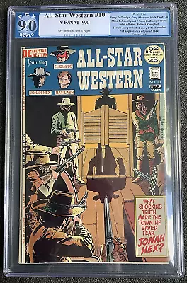 Buy All-Star Western #10  DC 1st Appearance Of Jonah Hex Not CGC  PGX 9.0 501185664 • 695£