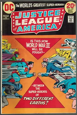 Buy Justice League Of America 108   Freedom Fighters!  Fine JLA/JSA Team-Up  1973 • 23.26£