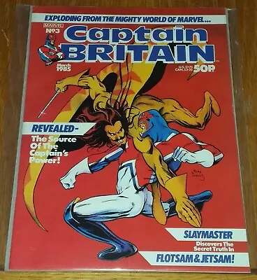 Buy Captain Britain #3 Vf (8.0) March 1985 Marvel British Monthly Comic Magazine • 14.99£