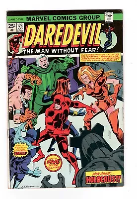 Buy Daredevil #123, FN- 5.5, Black Widow, Silvermane, El Jaguar. Hydra • 3.88£