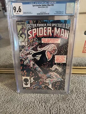 Buy Spectacular Spider-Man #90 CGC 9.6 (1984) 1st Black Costume In Title Marvel • 85.43£