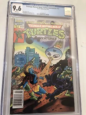 Buy CGC 9.6 Teenage Mutant Ninja Turtles Adventures  #12 Newsstand 1989 WP  Series • 49.70£