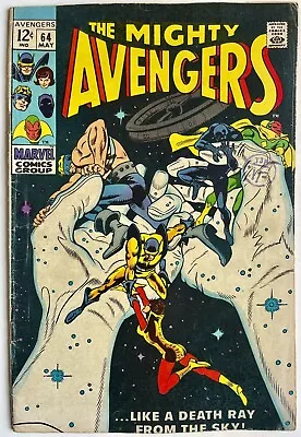 Buy Avengers #64 (1969) 1st Appearance Barney Barton Black Widow Cameo • 19.95£