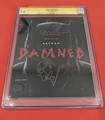 Buy Batman Damned 1, 2, 3 All Issues CGC Signature Series #1 9.8 Signed And Sketched • 600£