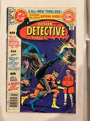 Buy Detective Comics #485 Comic Book  Death Of Batwoman • 1.78£