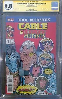 Buy True Believers: Cable & The New Mutants #1__CGC 9.8 SS__Signed By Josh Brolin • 232.97£