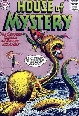 Buy House Of Mystery #133 VG- 3.5 1963 Stock Image • 10.10£