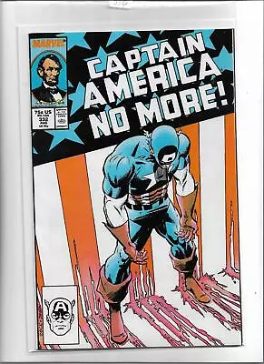 Buy Captain America #332 1987 Near Mint- 9.2 5372 • 11.61£