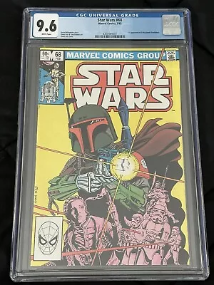 Buy Star Wars #68 CGC 9.6 1st Mandalorian! Boba Fett Key Marvel Comic 1983 🔑 • 372.76£