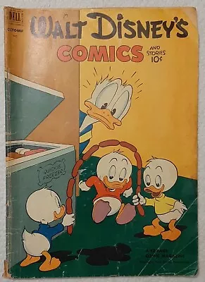 Buy Golden Age Walt Disney's Comics And Stories Vol 13 No 1 Oct 1952 • 1.94£