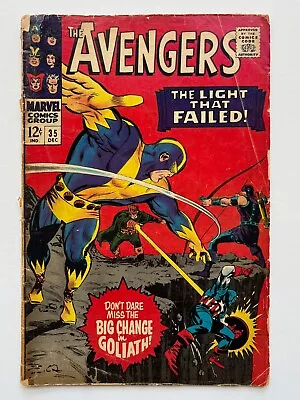 Buy Avengers #35 (1966) Stan Lee Reader Copy Spine Splits 1 Staple Detached • 6.21£