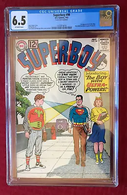 Buy Superboy #98 1st Appearance Ultra Boy DC 1962 CGC 6.5 Front Cover Detached • 75.33£