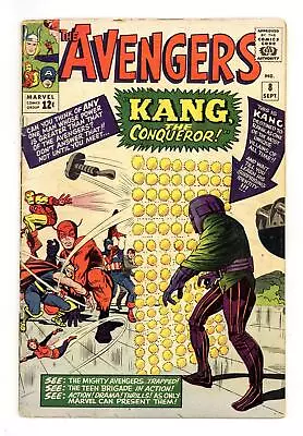 Buy Avengers #8 GD- 1.8 1964 1st App. Kang The Conqueror • 209.68£