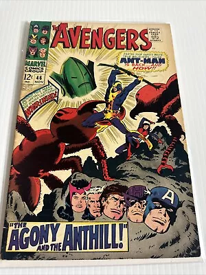 Buy Avengers 46 Marvel Comics 1st Appearance Whirlwind Silver Age 1967 Vf To Fine- • 23.29£