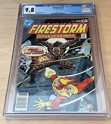 Buy Firestorm (1978) #4 CGC 9.8 White Pages 1st App. Of Hyena & Selected Pixel • 213.57£