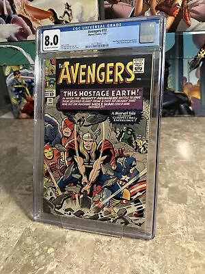 Buy Avengers #12 CGC 8.0 OWTW Pages (1965 Marvel Comics) • 233.40£