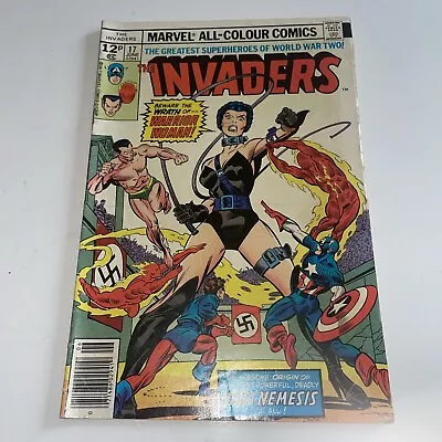 Buy The Invaders #17 - Warrior Woman - Uk Pence Variant - 1977 • 3.57£