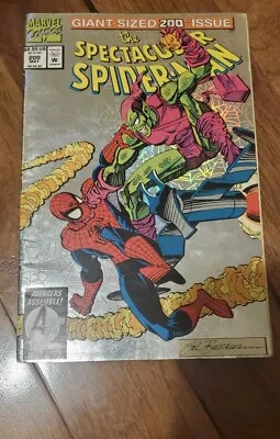 Buy Spectacular Spiderman #200 NEWSSTAND Death Of Green Goblin (Harry Osborn) 1993 • 2.72£
