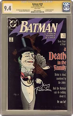 Buy Batman #429D CGC 9.4 SS Jerry Robinson 1989 0971293007 • 260.16£