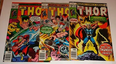 Buy Thor #264,271,272 Glossy 9.0 Buscema 1977/78  Nice Books! • 22.37£