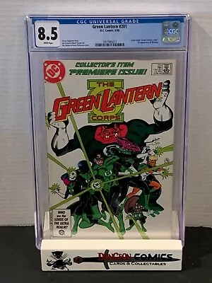Buy Green Lantern # 201 CGC 8.5 1st App Of Kilowog White Pages DC 1986 [GC-9] • 62.12£