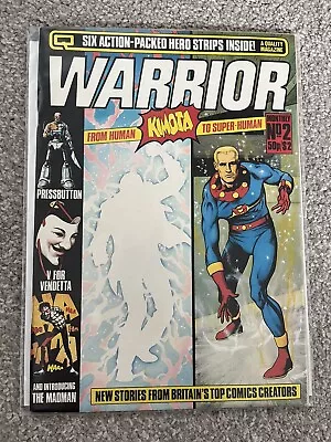 Buy Warrior Magazine #2 - Alan Moore Classic Marvelman Cover, V For Vendetta • 20£