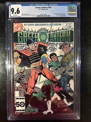 Buy Green Lantern #189 CGC 9.6 (DC 1985)   WP!  Tales Of Green Lantern Corps! • 50.48£