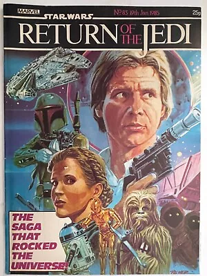 Buy Star Wars Weekly, Vintage Marvel UK Comic Return Of The Jedi No.83 • 1.95£