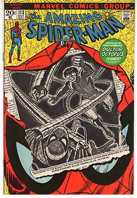 Buy Amazing Spider-Man #113 VF 1st App. Of Hammerhead KEY • 38.79£